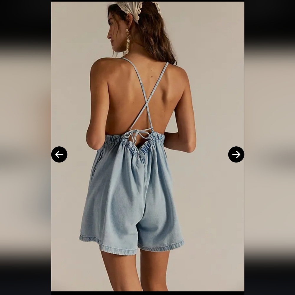 We The Free Denim Blue Memphis Short Carolina‎ Blue - Picture 3 of 9